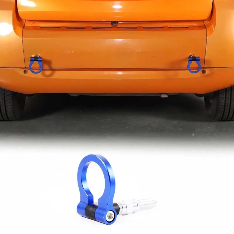 Exterior Car Accessories For Mercedes Benz Smart 2027- Aluminum Alloy Car Rear Trailer Hook Tow Ring Bumper Tow Hook Trim