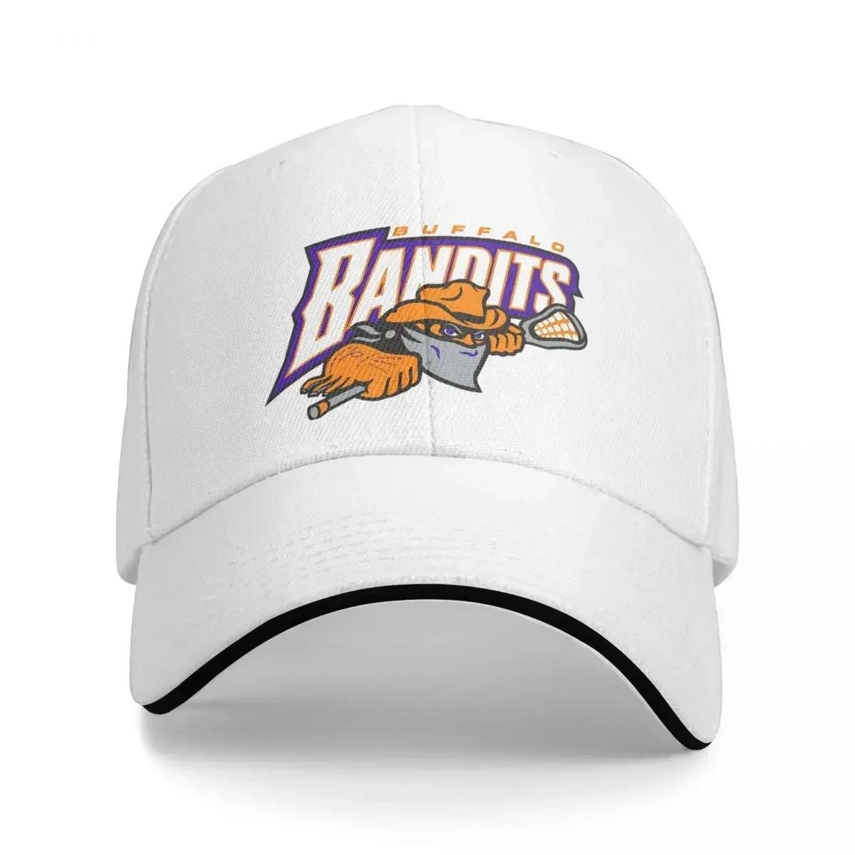 Buffalo Bandits Logo Design Cap Fashion Casual Baseball Caps Adjustable Hat Hip Hop Summer Unisex Baseball Hats One Size белый