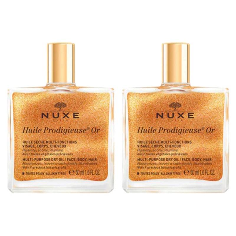 Nuxe Huile Prodigieuse Multi-Dry Oil, 2 Pcs, 50ml