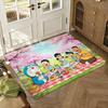 Doraemons Cartoon Fans Floor Mat Soft Thickened Absorbent Non-Slip Bedroom Living Room Door Mat Home Decor Flannel Rugs