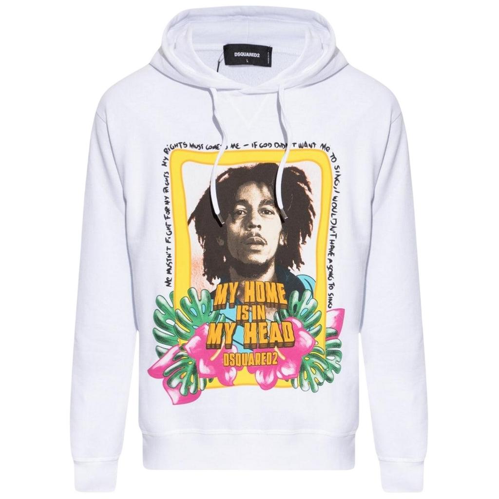 DSquared2 Mens Bob Marley Hoodie