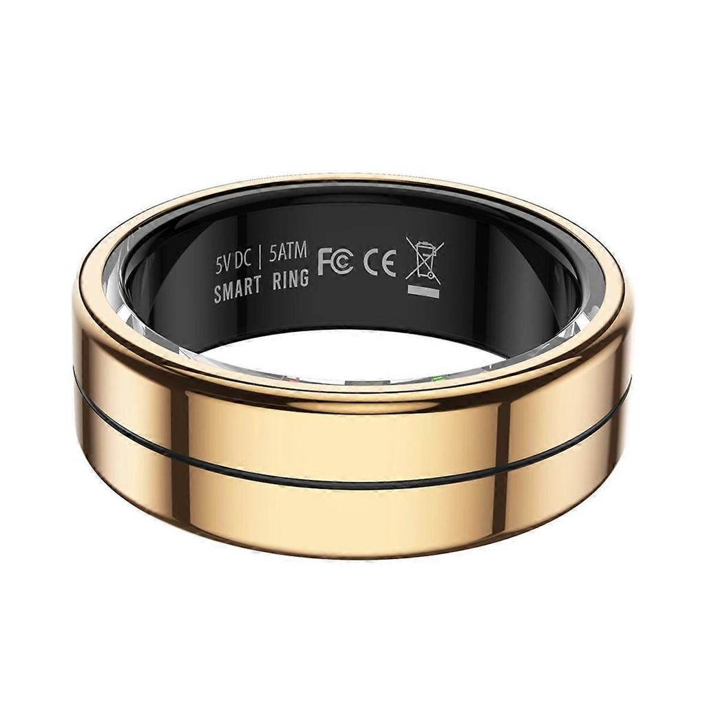 Smart Ring with GestureControl Heart Rate Blood Oxygen Monitor Sleep Stress Detection Multisport Modes Fitness Tracker,D