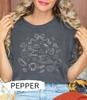 Vintage Thanksgiving Doodle Shirt: Comfort Colors Fall Fashion