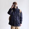 Unisex Multi-pocket Japanese Outdoor Hoodie Jacket for Autumn/Winter Camping and Mountaineering