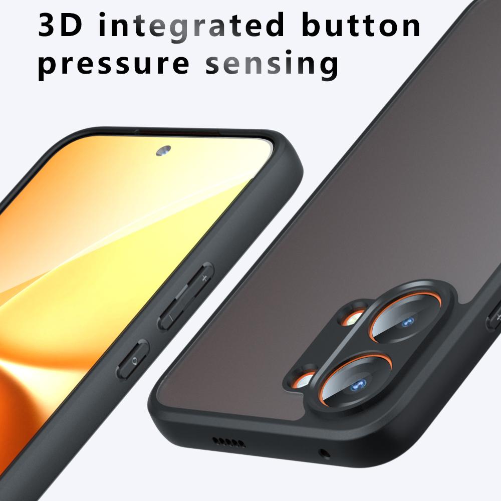 For Poco X8 Pro Max Case Redmi Turbo 5 Max Matte Frosted Translucent Airbag Drop-proof Non-yellowing Anti-Fingerprint Cover