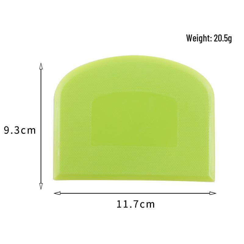 

Полукруглый скребок двойного назначения для теста и крема для торта: Слайсер PE для резки, нарезки рисовой лапши и многого другого