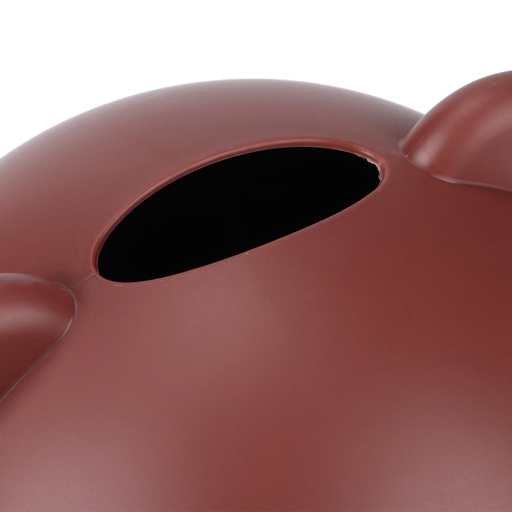 Household Cartoon Bear Multi Functional Tissue Storage Box Paper Towel Dispenser Case(Brown )