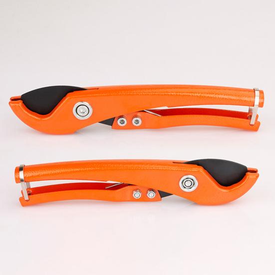 Forbici per tubi Manico in PVC Affilato regolabile Risparmio di manodopera Chiusura automatica Cricchetto Tagliatubi multifunzionale in lega di alluminio Idraulico