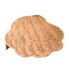 Paper Rope Woven Shell Shaped Basket Decorative Toy Storage Bin Desktop Sundries Organizer Home Organization Tool