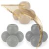 4Pcs Stabilizing Rubber Ball Feet Shock Absorption Outdoor Chair Leg Tips Ball Cap Moon Chair Foot Cover for Helinox Chair