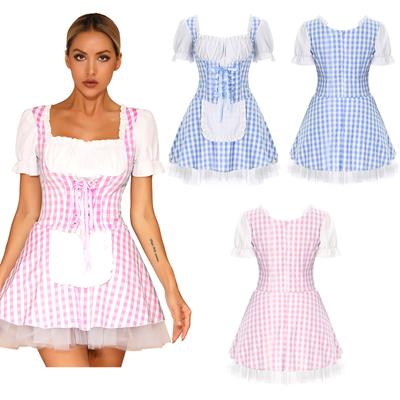 Dámský kostým Sissy French Maid Uniform oblečení Anime Cosplay Maškarní klubové oblečení