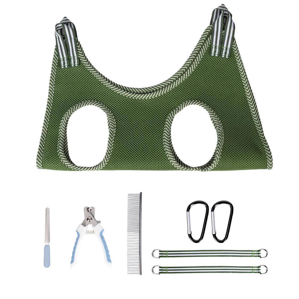 Pet Hammock for Dog Grooming: Anti-Scratch Nail Trimming & Foot Washing Bag