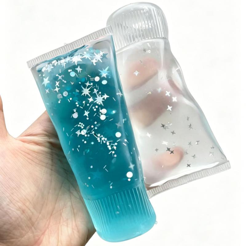 Tabas Squishy Gesichtsreiniger Fidget Spielzeug Plastizität Zahnpasta Asmr Knetspielzeug Angstlinderung Für Erwachsene Anti-Stress-Geschenke