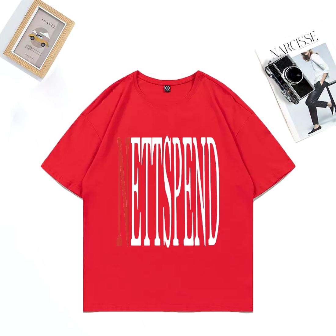

NETTSPEND TOUR Clothes NEW Unisex Hip Hop streetwear Oversized vintage t-shirt 100% cotton short sleeve Fashion Unisex TShirt L