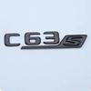 FUP1  ABS For Mercedes C63S AMG W205 W204 2017-2024 Logo Sticker Emblem Badge Black Chrome Car Trunk Letters Auto Logo Styling