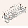 Stainless Steel Cosmetic Storage Stand Anti-rust Kitchen Sink Storage Rack  Bathroom