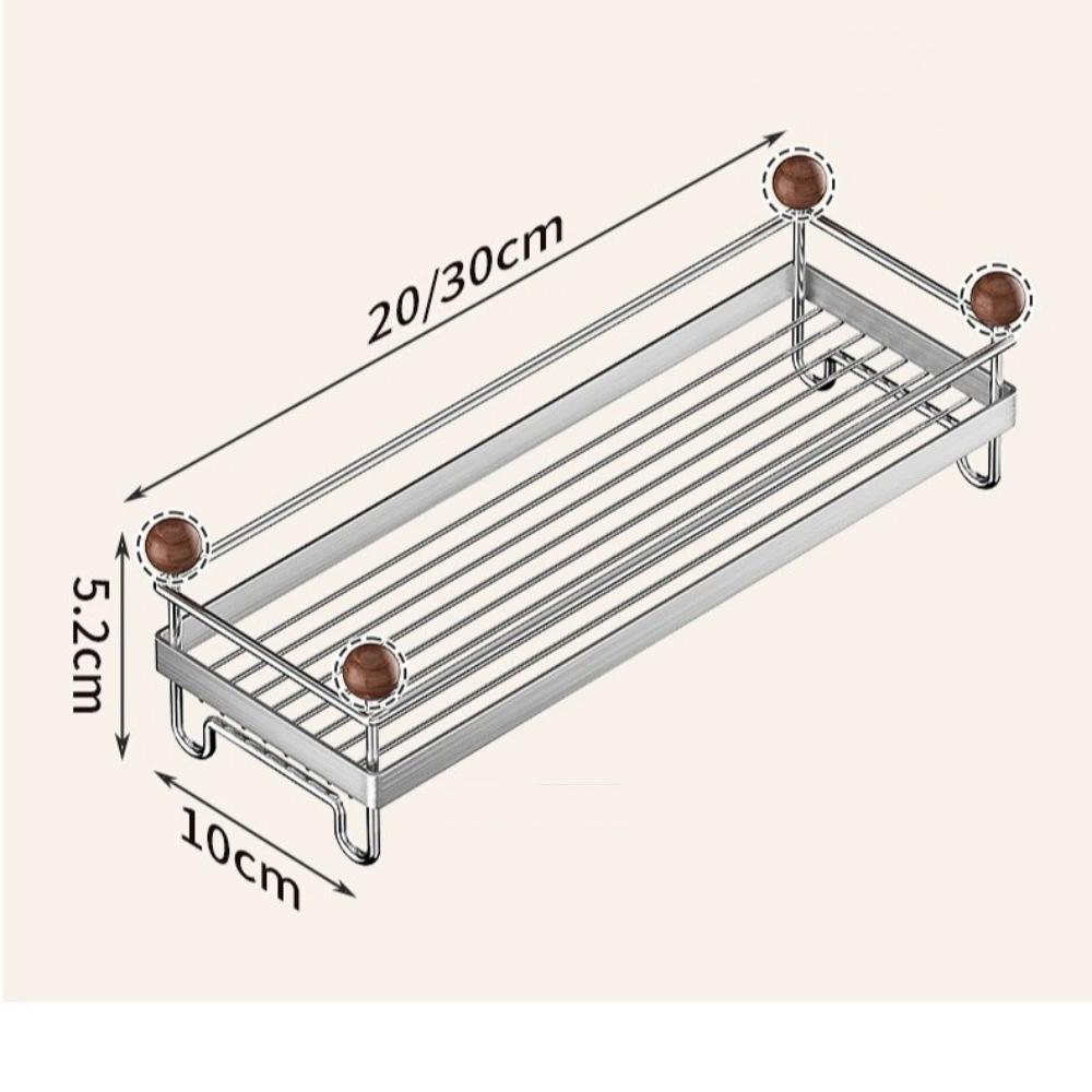 Stainless Steel Cosmetic Storage Stand Anti-rust Kitchen Sink Storage Rack  Bathroom