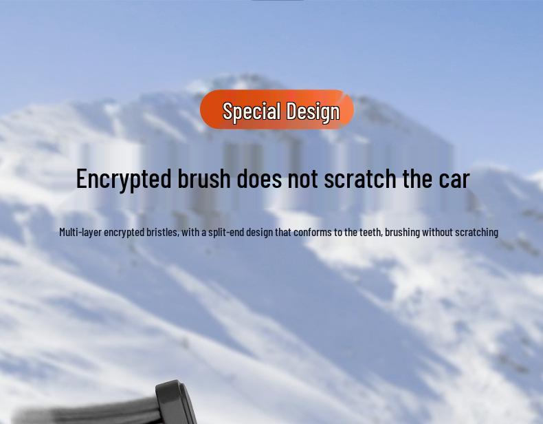 Car Snow Shovel - New Model for Easy Frost Removal and Storage