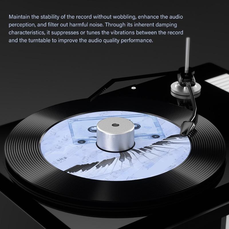 Multi Color Turntable Spindle Adapter For Large Hole Improved Sound Easy Installation Aluminum Accessory