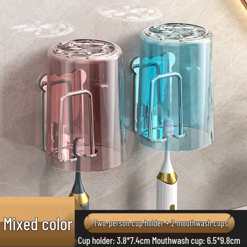 

LIEI Stainless Steel Wall-Mounted Toothbrush Holder