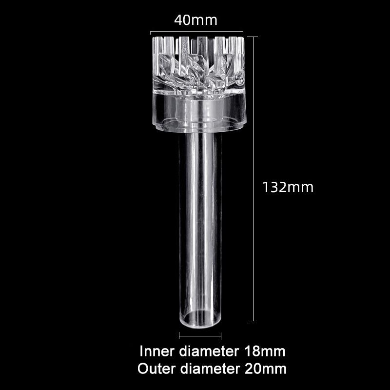 Aquarium Skimmer Acrylic Lily Pipe Spin Surface Inflow Aquarium Water Plant Filter Cleaning Fish Tank Accessories 16/18/20mm