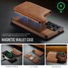 2 In 1 Auto Leather Phone Case for Samsung Galaxy S25 Ultra Edge S25Fe S24 Plus S23 Magnetic RFID Blocking Card Holder Wallet