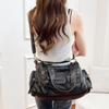 Versatile Locomotive Bag Large Capacity Retro Style Multi-Pocket Tote Bag French Portable Shoulder Bag Retro