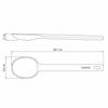 Tramontina Molde Serving Made In Product TRAMONTINA Spoon, 28cm, Gray, Silicone, Spatula, Ladle, Heat-Resistant, Dishwasher-Safe, Brazil, Code