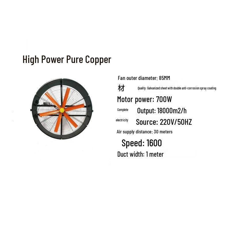 High-Power Industrial Ventilation Fan for Workshops and Warehouses