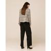 Son Jung Wan Big Collar Check Jacket Zjk6161100