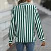 Women's fashionable shirt casual V-neck long-sleeved top