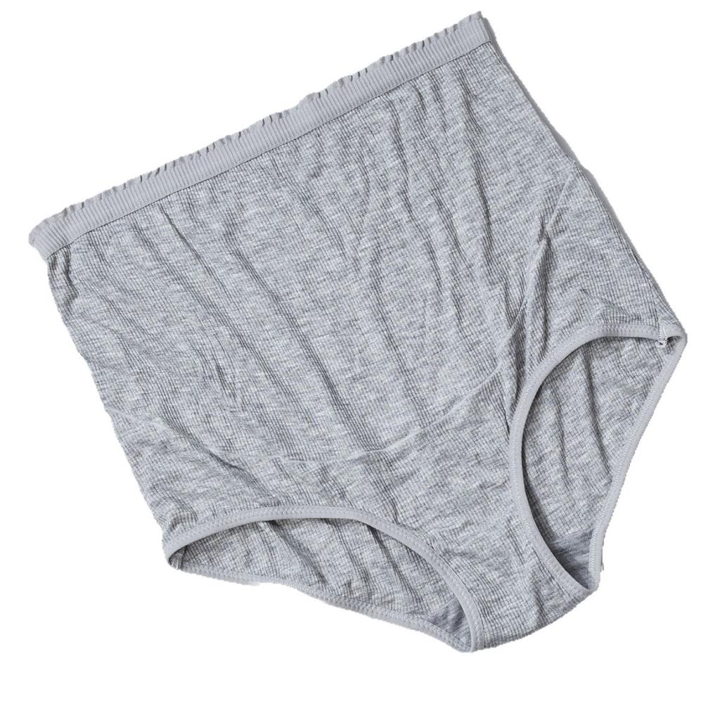 New high-waisted knitted women's briefs, threaded comfortable, light and breathable pregnant mother underwear