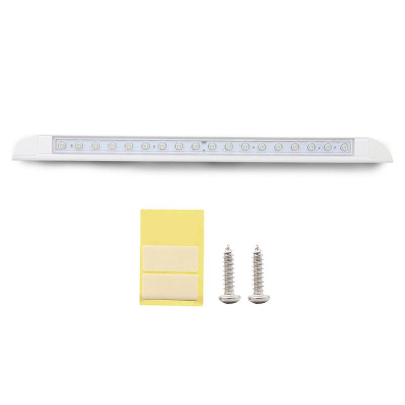 Motorhome Ceiling Light RV Yacht 12-28V LED Awning Lamp Sunshade Panel Light Bar Boat Trailer LED Spotlights