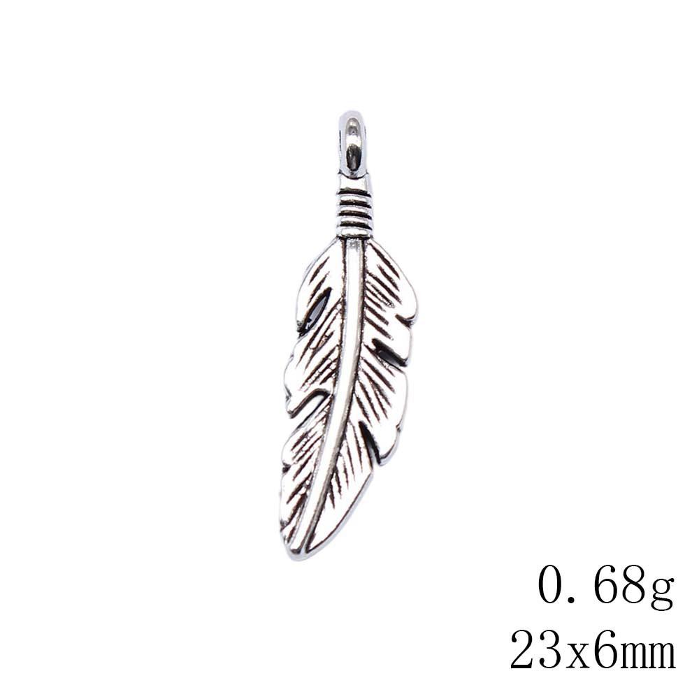 NewArrivals Charms Jewerly Making Feathers Leaf Charms Pendant Ornaments For Home Car Pendant