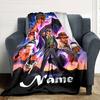 Customiz Name Personality JoJo's Bizarre Adventure Blanket Soft &Warm Sofa Office Bed Travel Lunch Break Blanket, Gift Suitable All Seasons