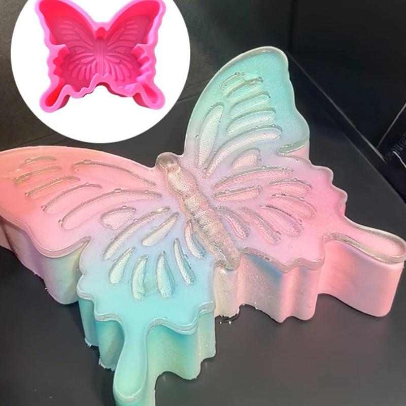 Heat Resistant Silicone Mold for Butterfly Shape Dessert Nonstick Kitchen Bakewares Pastries Baking Mold