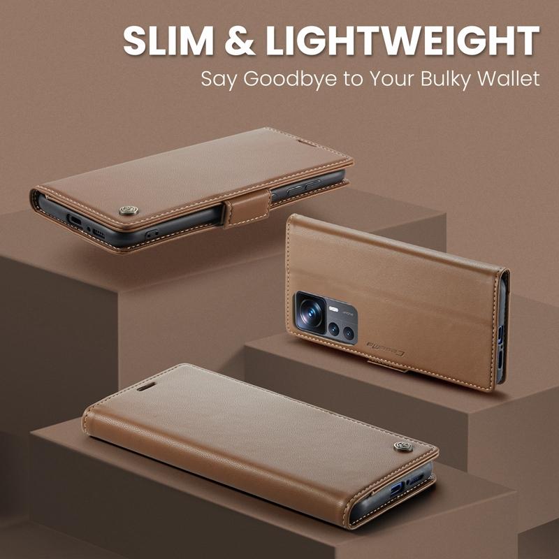 Magnetische Leder-Flip-Hülle mit Ständer und Brieftasche für XiaoMi RedMi 14C 13C 12C Note 14 13 Pro Plus 12 11 11S 10 9 10S Handyhülle