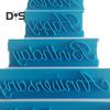Non Stick 6Pcs/Set Fondant Mould Soft Plastic Happy Birthday Cake Decoration Mold