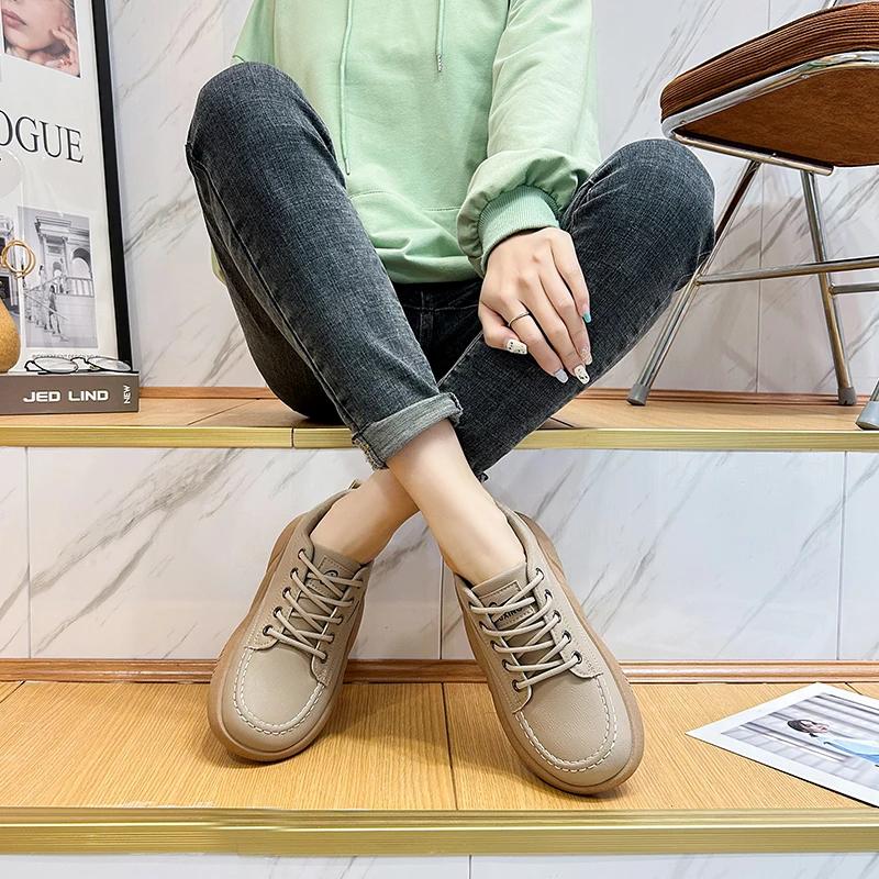 Women's Sneakers  Spring New Arrivals Ladies Casual Sports Running Shoes Designer Lace-up Trainers Vulcanized Shoes Woman