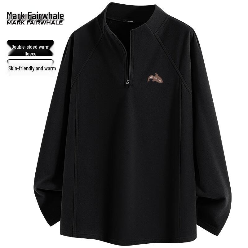 Mark Fairwhale Men s Half-Zip Fleece Thermal Sports Top L