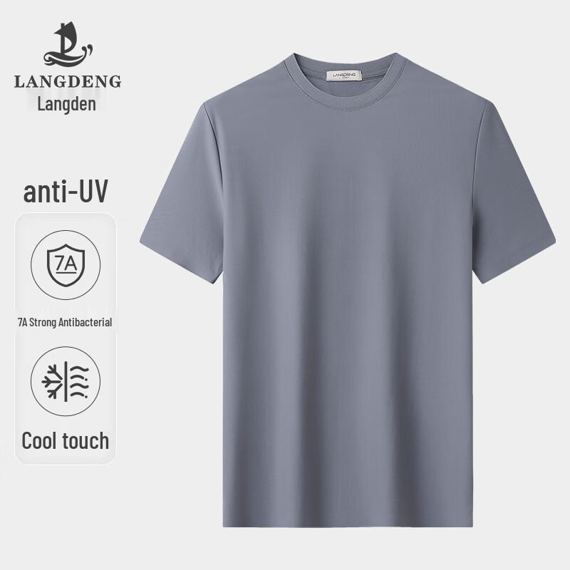 Langdeng Men s Sun Protection & Cooling Short Sleeve T-Shirt L