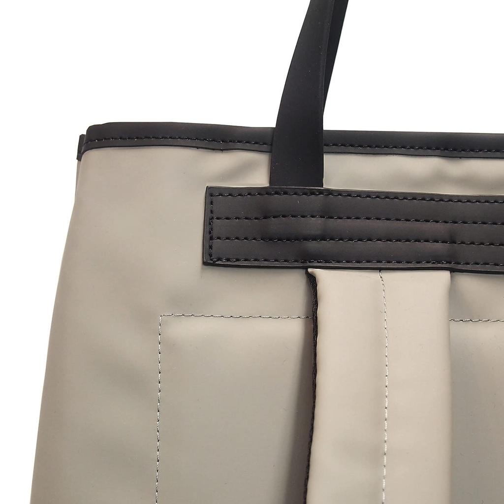 SIMON CARTER 2-Way Backpack, Men's Handbag, Business Backpack, Business Tote, Christmas Gift (Large, Beige)