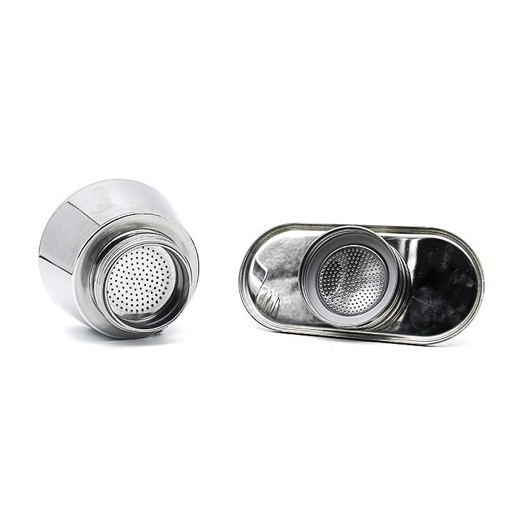 Edelstahl Moka Espresso-Kanne mit zwei Griffen