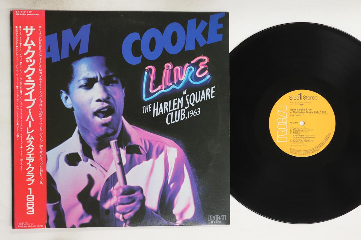 

LP Record SAM COOKE - Live At The Harlem Square Club, 196 RPL8299 RCA 1985 Japan Obi Soul/Funk Used