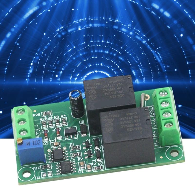 Reversible DC24V Motor Driver Control Board with Adjustable 0.2A-10AOutput Overcurrent Protections for Motor Application