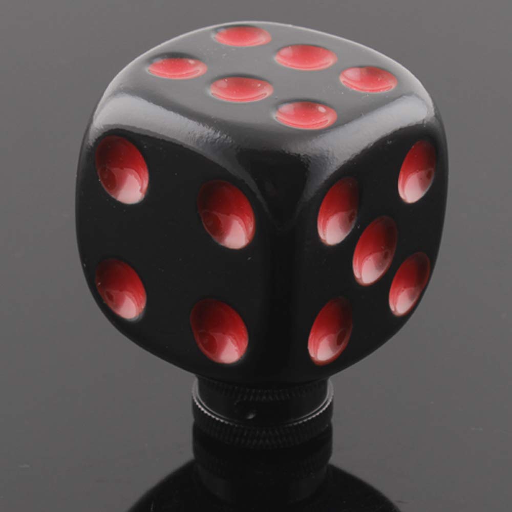 

BAOQI Universal Car Shift Knob Cover Shift Knob MT AT Dice Pattern (Black Red Dot) чёрный