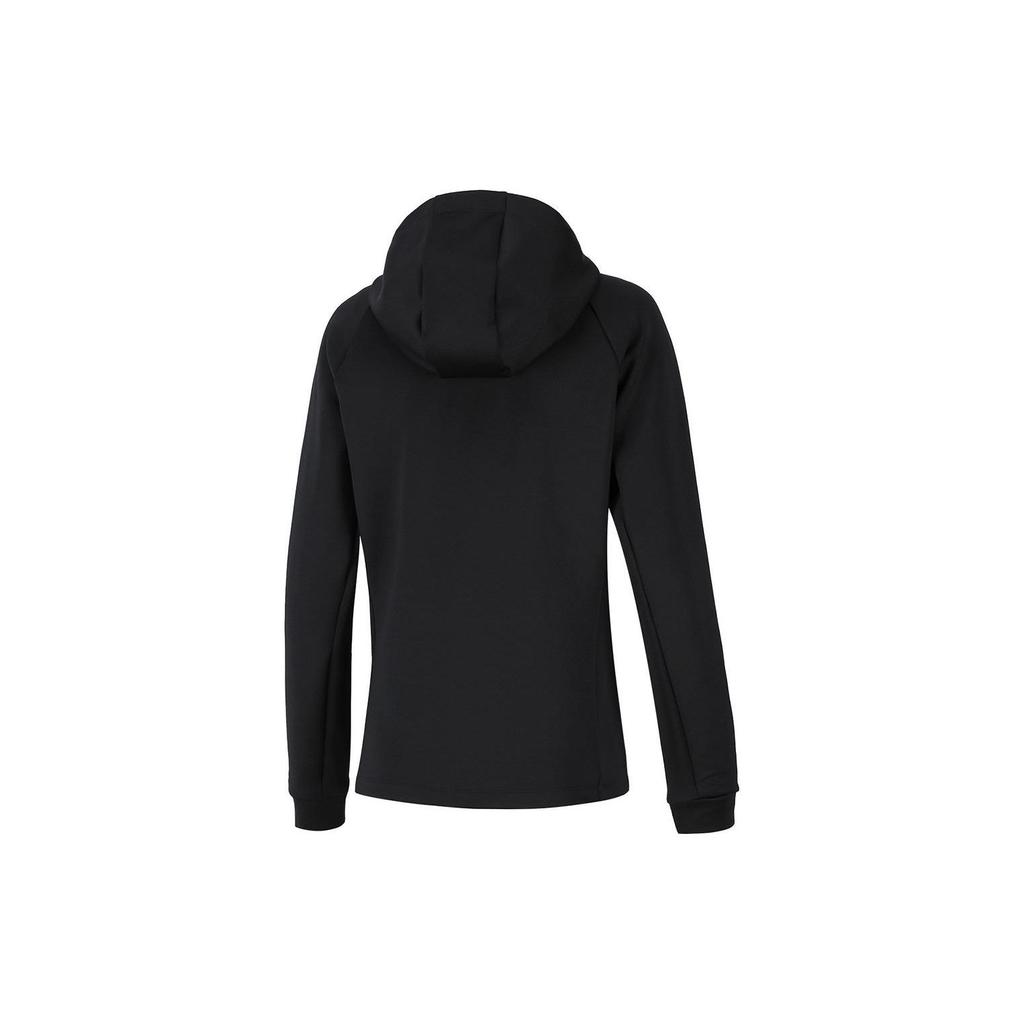 Li Ning Hooded Zip-Up Long Sleeve Jacket Women Jacket Black AWDSF16-FH9