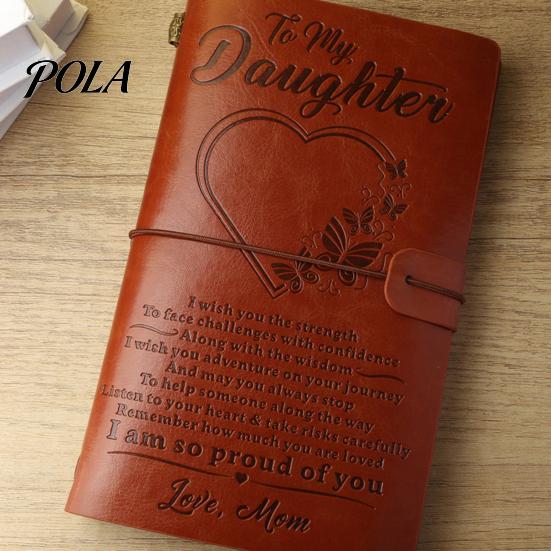 Collage Friendly Notebook Journal Notebook, Loose-Leaf Refillable Faux Leather Cover with Elastic Durable Daily Use Strap, Multi-Purpose Writing Diary