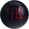 DEWHEL Black/Red Fing Fast Shift Knob For 6 Speed Short Throw Shifter 12X1.25 10X1.5 10X1.25 8X1.25