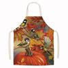 Thanksgiving Sunflower & Pumpkin Oil-Proof Kitchen Apron